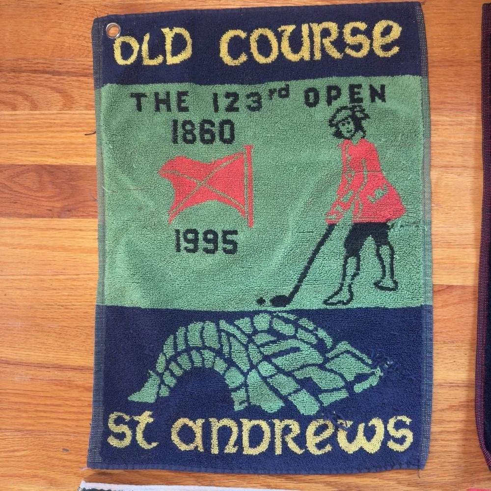 4 VTG Golf Bag Towels Donegal Old Course 123rd Open Waterville Cylouth Golf Club